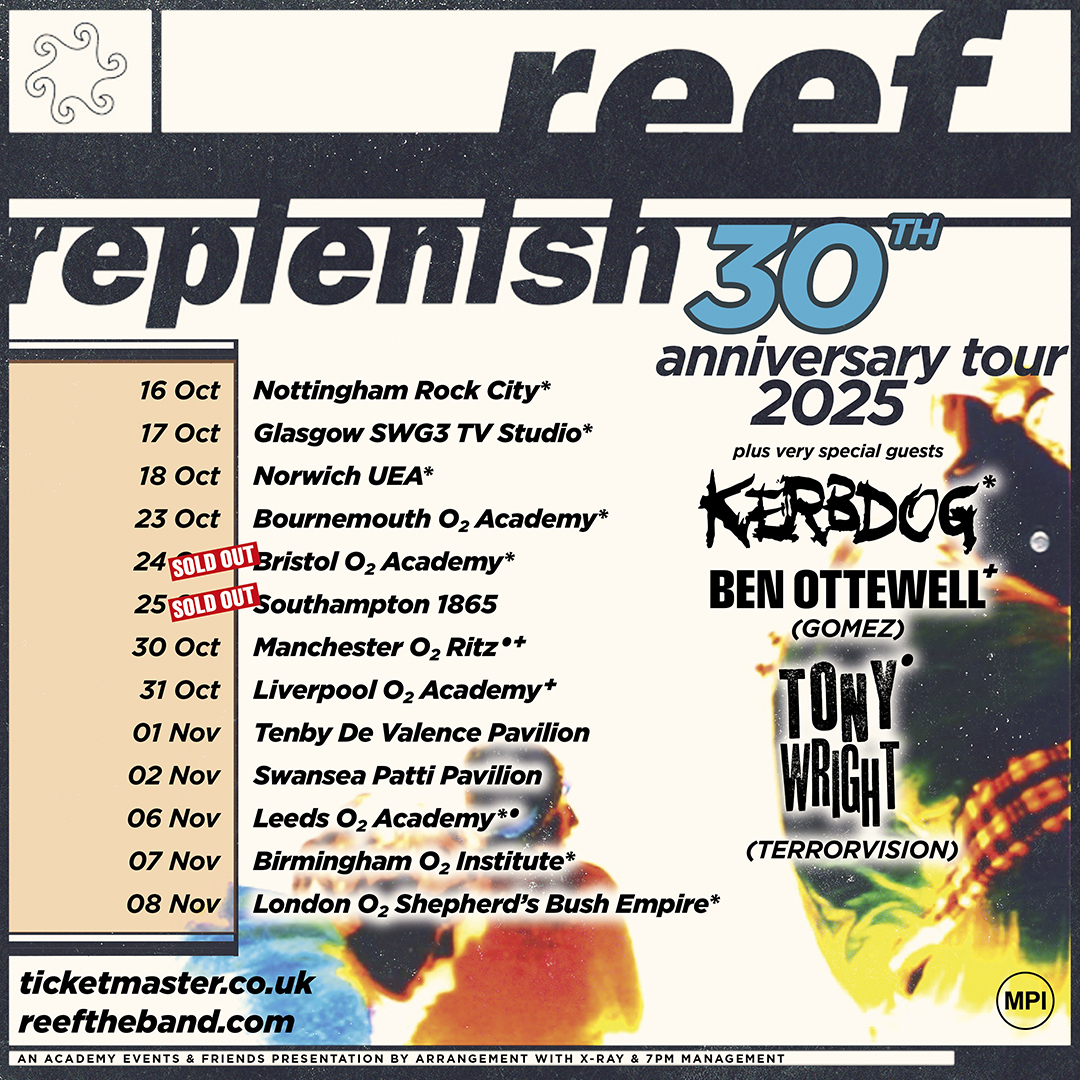 Glasgow - Its your turn tonight &amp; then Norwich tomorrow. Last tickets from
reeftheband.com/#live