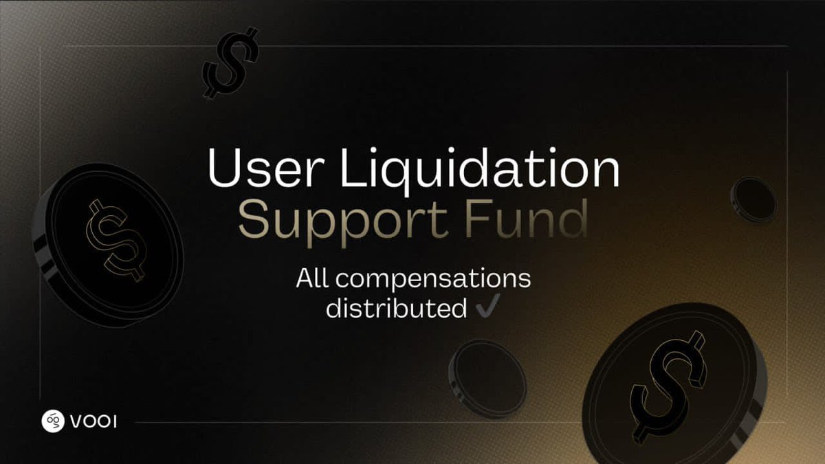 gVOOI CT! 

VOOI Shows It Cares: Supporting Traders After the $10B Crash

<a href="/vooi_io/">vooi</a> is proving it’s a DeFi platform with heart. After the brutal $10B liquidation crash that rocked the crypto market, VOOI stepped up for its community. 

They tapped into their User Liquidation