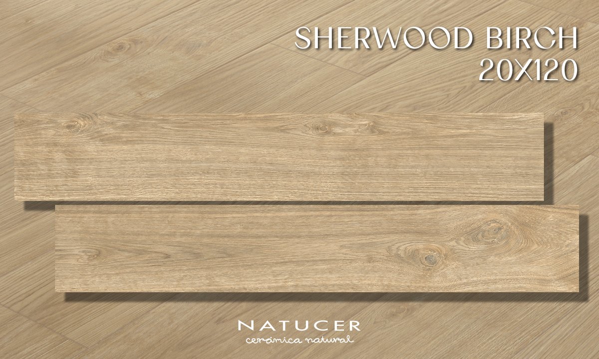 SHERWOOD: porcelánico rectificado con capacidades antislip, ideal para pavimentos de interior y exterior. Dispone de peldaños de 120x33 cm, 150x33 cm y 60x33 cm para continuidad estética y máxima funcionalidad.