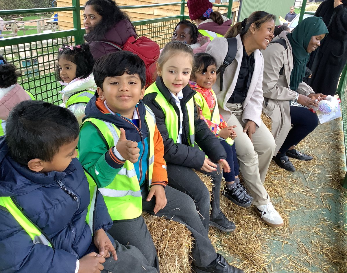 We loved seeing the sheep in the field on our tractor ride!