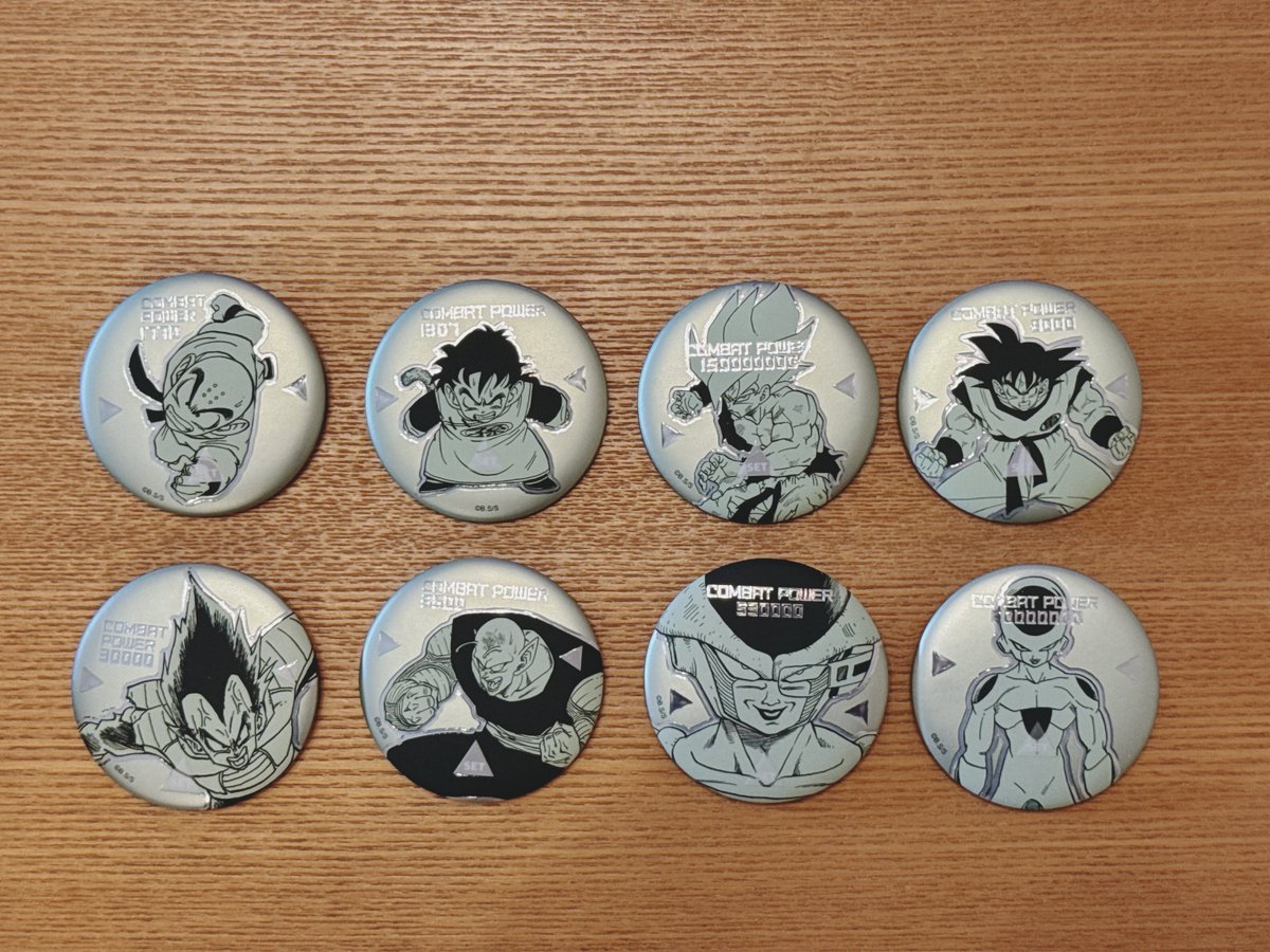 ドラゴンボールZ オリジナルバッジ 4枚セット 直接取引(福岡県下曽根駅にて） ドラゴンボールZ オリジナルバッジ 4枚セット 直接取引(福岡県下曽根駅