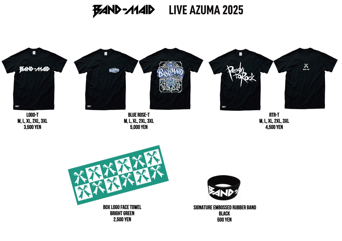 FES] 明日10/18(土) 「LIVE AZUMA 2025」 @liveazuma にBAND-MAID出演