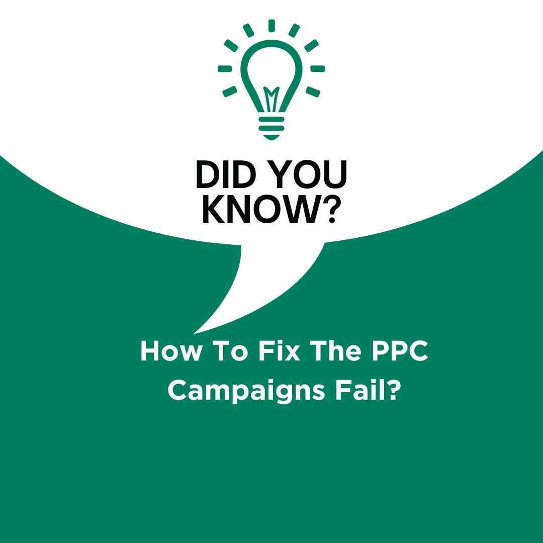 How To Fix The PPC Campaign Fail?
✅ Audit keywords
✅ Improve ad copy
✅ Optimize landing page
✅ Adjust bids
✅ Track conversions

#PPCTips 
#GoogleAds 
#AdOptimization 
#DigitalMarketing 
#MarketingStrategy