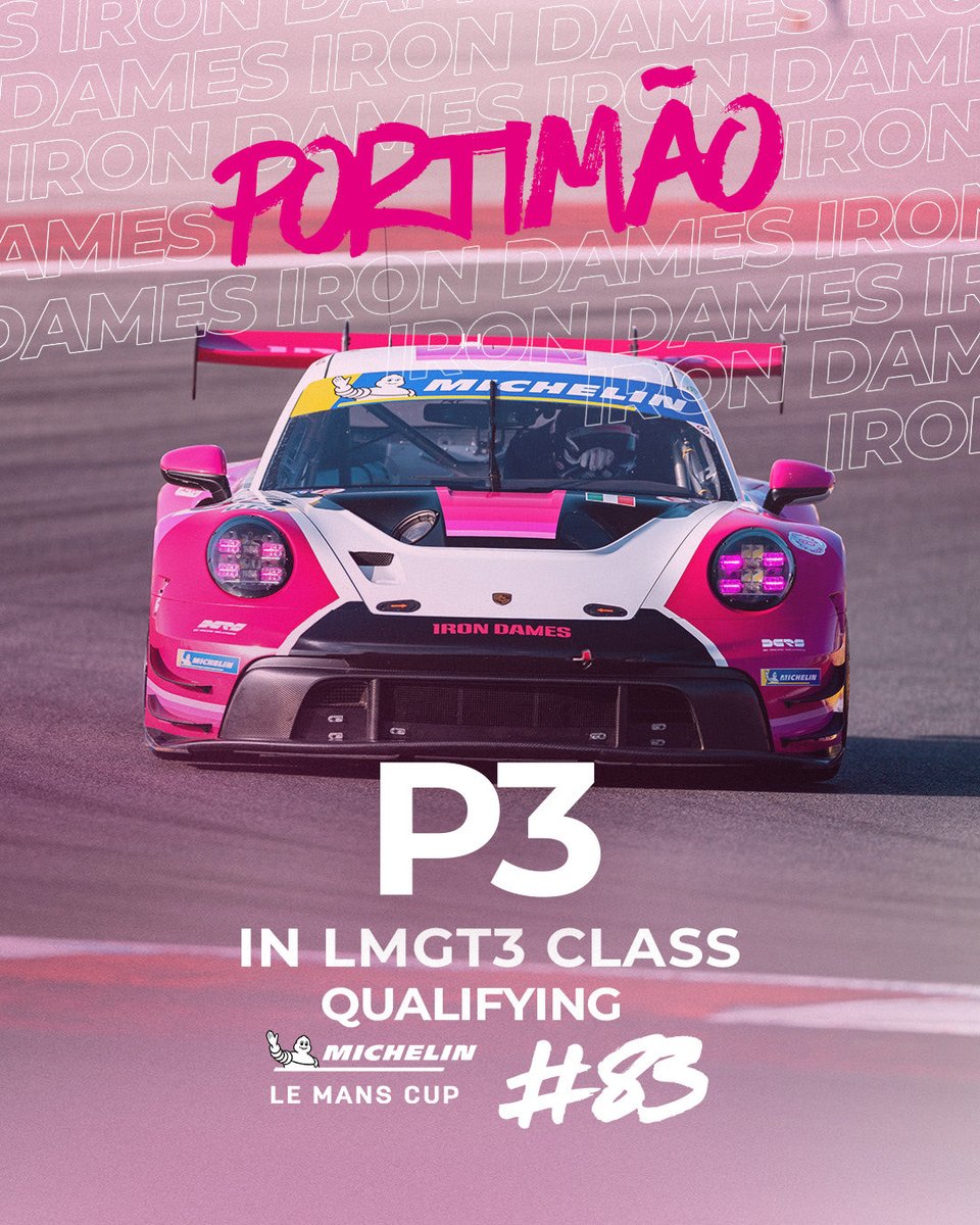 It’s a second row start in tomorrow’s <a href="/LeMansCup/">Le Mans Cup</a> race for Vanina and Marta! ✨

#IronDames #WomenDrivenByDreams 
#BeAnIronDame #LMC