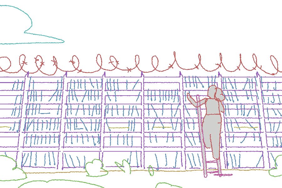 Happy with how this #illustration turned out for @npr . Big thanks to LA for letting me take this in a more surreal direction and giving everything space to breathe.

Also included, a sneaky looks at my #blender viewport and a a couple of alt sketches. #bnpr #b3d