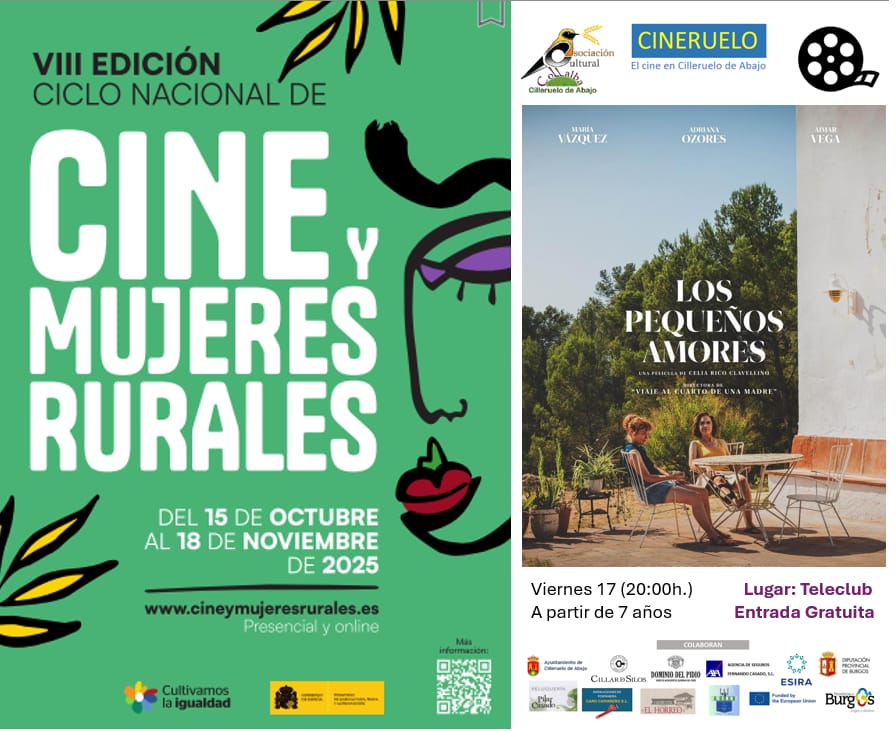 #DiaInternacionalMujerRural
En #CillerueloDeAbajo lo celebramos con una exposición de #aurafademur  <a href="/fademur/">FADEMUR</a> y participando un año más en el  Ciclo #CineyMujeresRurales de
<a href="/gobmapa/">Ministerio de Agricultura, Pesca y Alimentación</a>
#LosPequeñosAmores