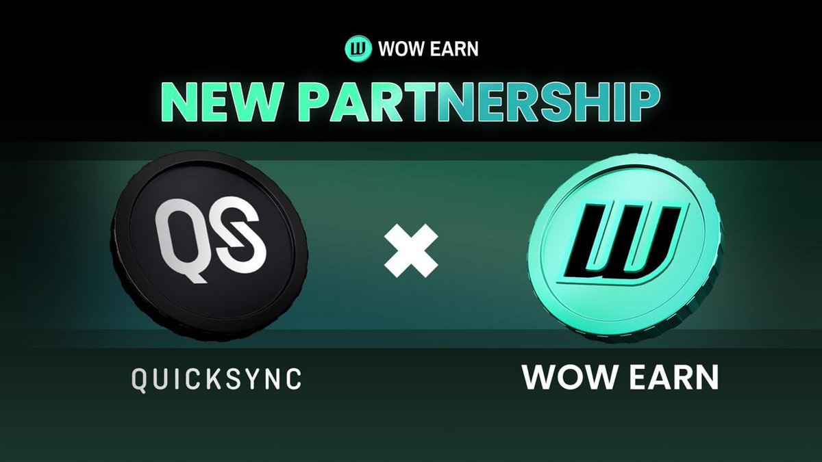 📣 New Partnership Announcement: WOW EARN x StageX 

We’re excited to partner with <a href="/Quick_Sync/">Quick Sync</a>, the team behind StageX - a Web3-native live engagement platform that turns every event into an interactive experience.

With StageX, communities can ask questions, vote, and even buy
