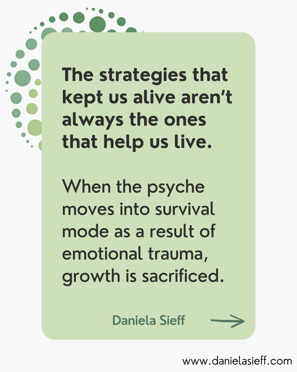 DanielaSieff's tweet photo. Today is World Trauma Day. Trauma shapes lives in unseen ways. The defences that once kept us safe can later hold us back, shutting out connection, growth &amp; joy. Healing means not just dismantling walls, but building new resources to meet life as we are now.

#WorldTraumaDay https://t.co/ZzxYh37QQG
