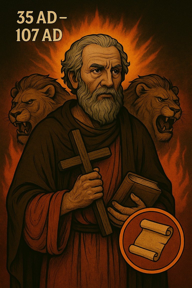 CatholicismRoks's tweet photo. Guess who this Saint is from our #CatholicismRocks sticker album? He was a disciple of the apostle John. It is in his writings we first see the word 'Catholic' in reference to the Church. 
#CatholicSaints #CatholicStickers #CatholicismRocks #CatholicFacebook https://t.co/btKGP8RbGn