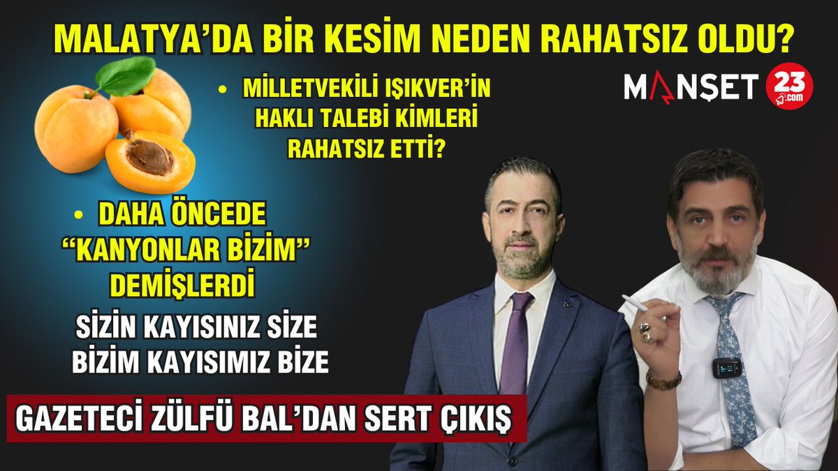 Kayısımızın Hakkını Savunan Vekilimize Sahip Çıkıyoruz
manset23.com/haber/kayisimi… <a href="/KverSemih/">Semih Işıkver</a> <a href="/dbdevletbahceli/">Devlet Bahçeli</a> <a href="/busabahgazete/">Busabah Gazetesi</a> <a href="/TCMalatyaV/">TC Malatya Valiliği</a> <a href="/TCMalatyaV/">TC Malatya Valiliği</a> <a href="/RTErdogan/">Recep Tayyip Erdoğan</a> <a href="/ZuLFuBALL/">Zülfü Bal</a>