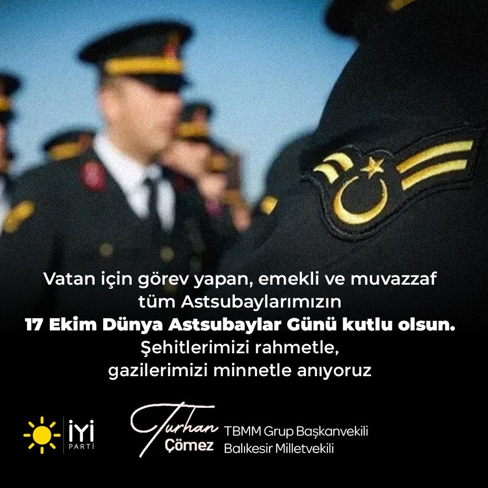 Kutluyor ve sorunlarının acilen çözülmesini diliyorum...