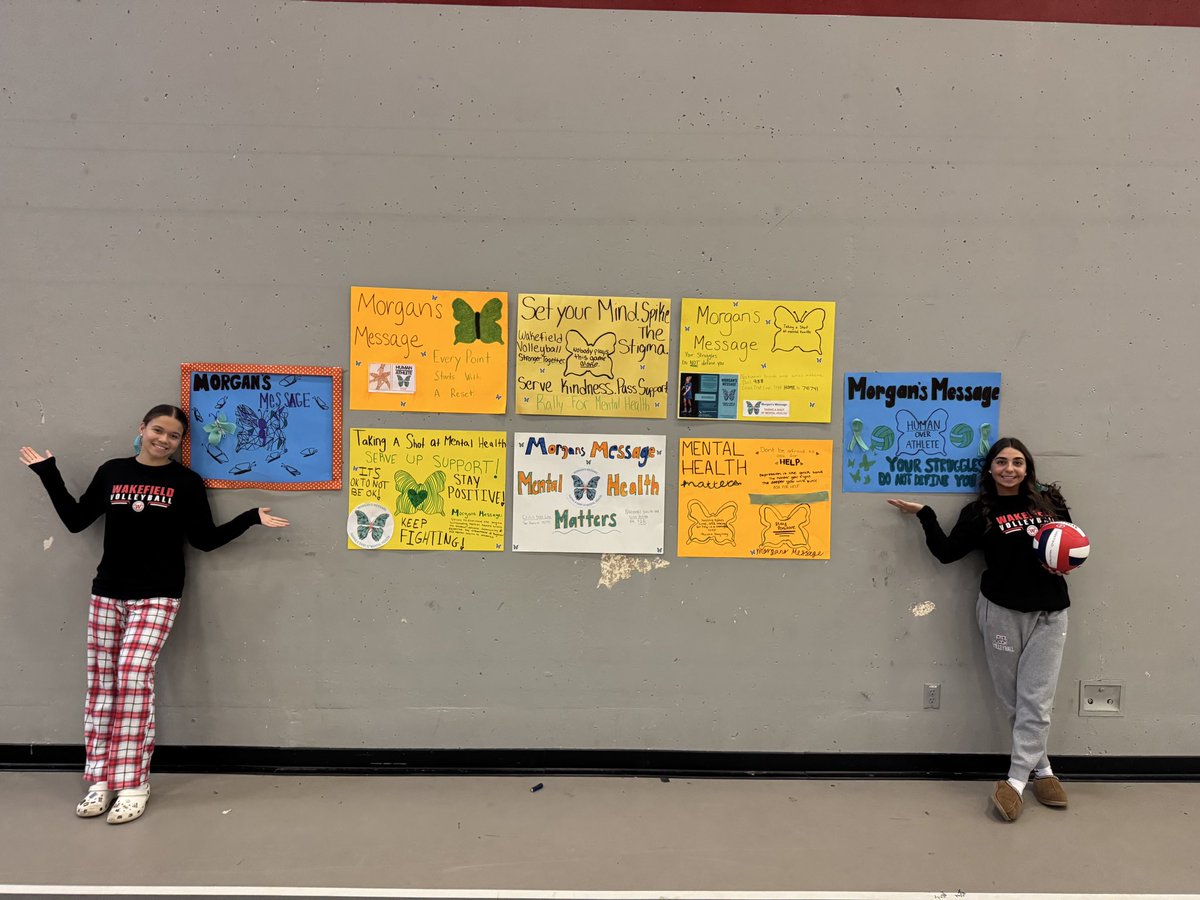 Great 3-0 win tonight vs a well coached Lexington team!! HUGE thank you to Emma Ickes for leading our program in an amazing Morgan’s Message match. We are so proud! Thank you for everyone who supported! For more info follow <a href="/MorgansMessage/">Morgan's Message</a> 💙🦋💙🦋<a href="/WMHS_Warriors/">Wakefield Athletics</a> <a href="/WakefieldDaily/">Wakefield Daily Item</a>