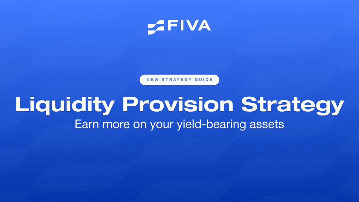 FivaProtocol's tweet image. New Strategy Guide: Maximize Returns with LP

Instead of holding yield-bearing tokens idle, you can earn significantly more by providing liquidity on FIVA.

Historical data shows LPs earned +0.62% to +7.5% additional APR on top of base yields across different assets.

Learn how…