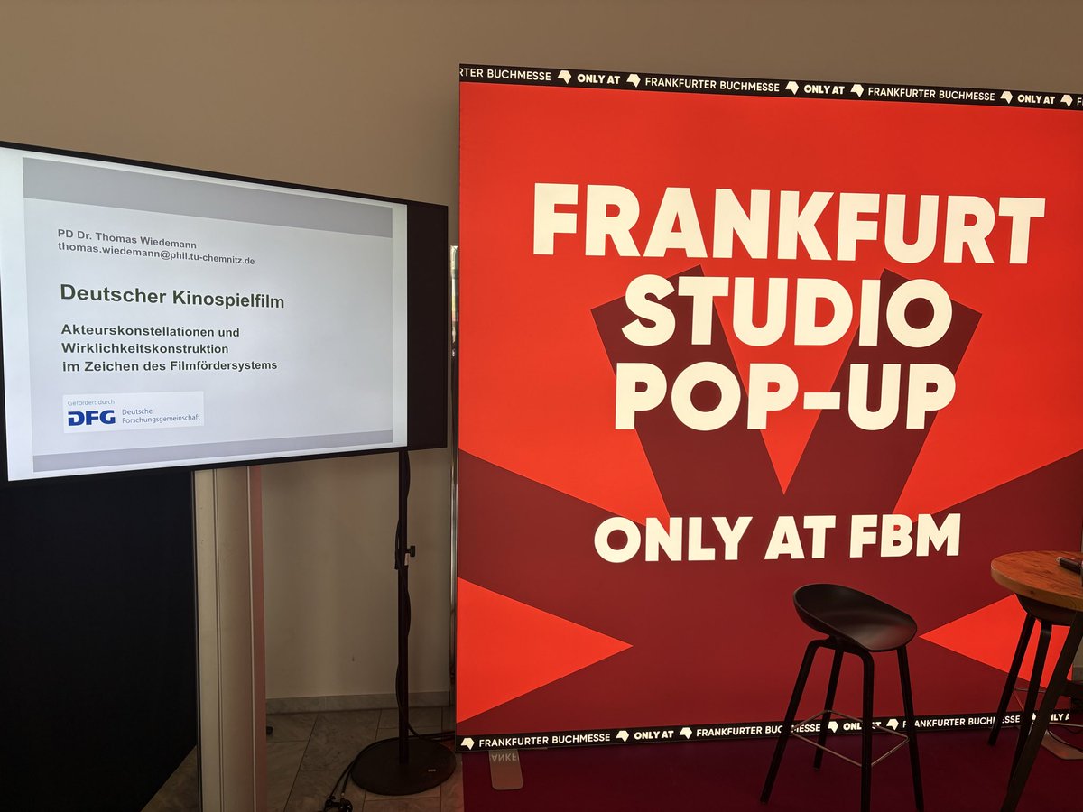 Gleich geht es los mit dem Vortrag von Thomas Wiedemann zum Deutschen Kinospielfilm.