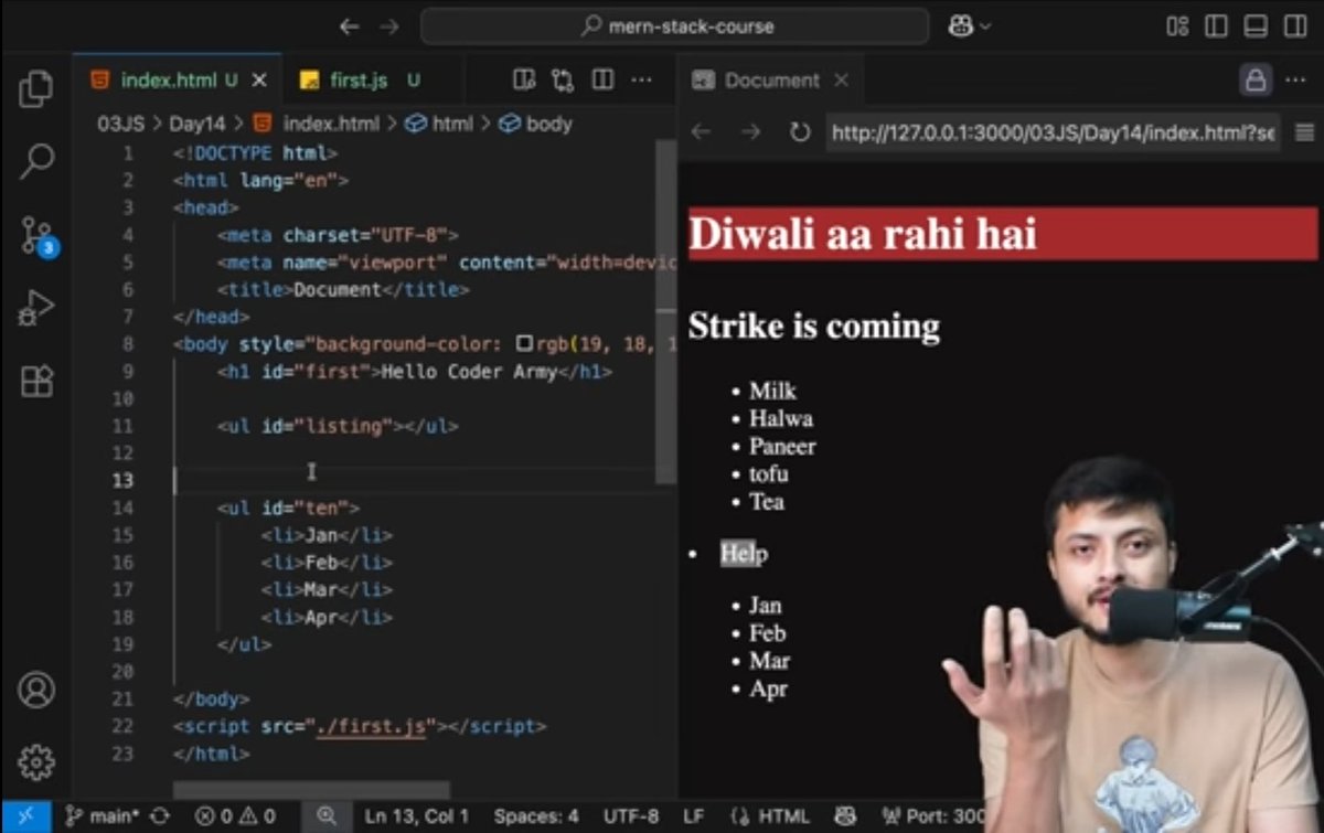 PaponRay404's tweet image. Day 2️⃣8️⃣ – Web Dev Journey 🚀
14th day of JavaScript ✨
CRUD Operations in the DOM 🧩

📌 Learned:
• CRUD operations dynamically
• DOM traversal &amp;amp; manipulation
• Attribute &amp;amp; style handling
• Using DocumentFragment for speed
• Avoiding reflows &amp;amp; repaints 🚀

#JavaScript