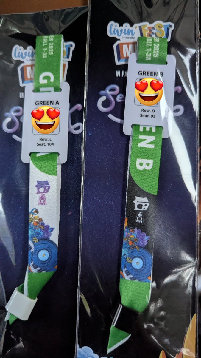 gyuuca's tweet photo. WTS TICKET LIVIN FEST SECTOR K FEST 2025 in JAKARTA - Enhypen, Suho Exo &amp; ILLIT

• Green A DAY 2 
• Price 600k

• GREEN B - DAY 2
• PRICE 600k

— TRUSTED💯
— PROOF LIAT PIN

💌 dm me for more info

#wts #ENHYPEN #suho #exo #ILLIT https://t.co/6q4c37LgIj