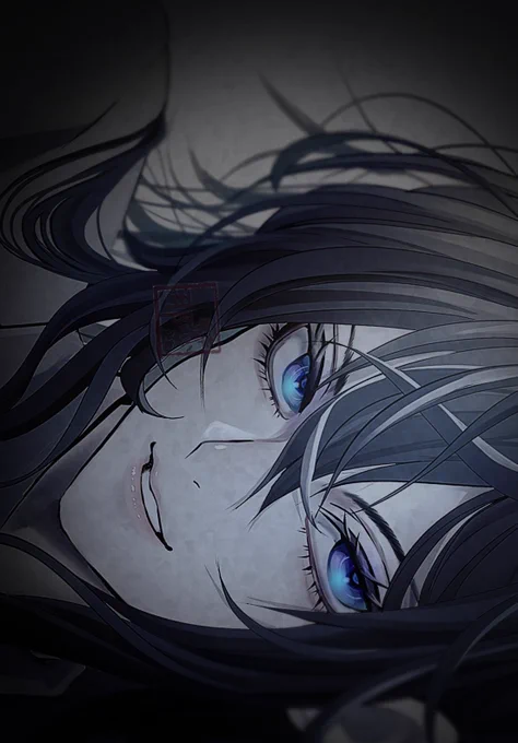 #見た人も無言で黒髪をあげる