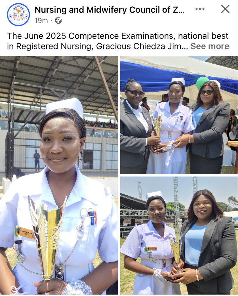 DovecotCHS's tweet photo. The June 2025 Competence Examinations, national best in Registered Nursing, Gracious Chiedza Jim from Dovecot College of Health Sciences.

These are big machines!!!! https://t.co/EXDaSEIoSK