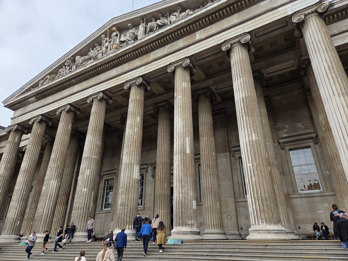 Afternoon tea in the British Museum was quite cool #london2025