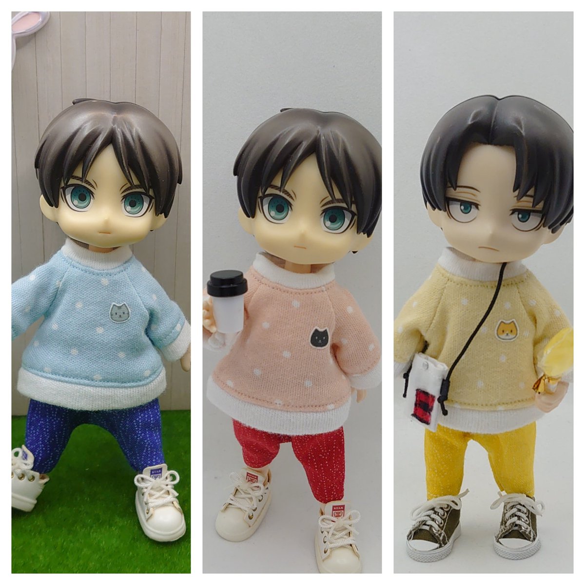 10/19　COMIC CITY SPARK 20 -day1-
東7　I 65a「BabyQ」様にオビツ11用の服を委託させていただきます

新作が作れなかったので過去作ですが、こちらの画像の物を持ち込みます（色がないものもあります）
どうぞ宜しくお願いします