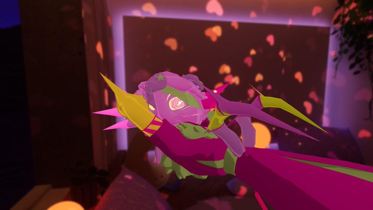 FusionTheYT's tweet photo. New Nyx AVI~! 🩷💛

#murderdrones #mdtwt #mdpanicau #mdnyx #SerialDesignationN #md #VRChat #VRC #VRChatPhotography https://t.co/jQtUx1B0Hv