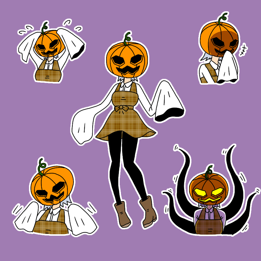 #オリジナル #創作

『イオミィちゃん』
頭にジャックオーランタンの被り物をしている少女。外さないというか、外れないらしい。
人見知りだけど寂しがり屋で、友達を欲しがっている。仲良くなると悪戯っ子な一面を見せてくれる。
彼女の怒りを買った人間は"いない"。