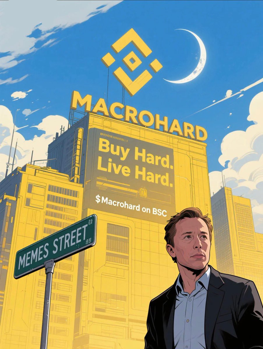 Microsoft writes code.
Macrohard writes history.

$Macrohard on BSC 🔥

CA: 0x4444536331bad0c0b9c1d7dc74b00632926de675

#Meme #ElonMusk #Binance #BSC #MemeRush #Microhard