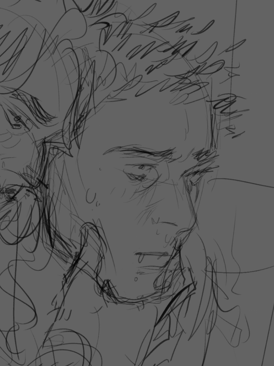 lowkey so obsessed with jean's face here and the way amir's thumb digs into his cheek. he looks so full of despair and dread. he also just vomitted.