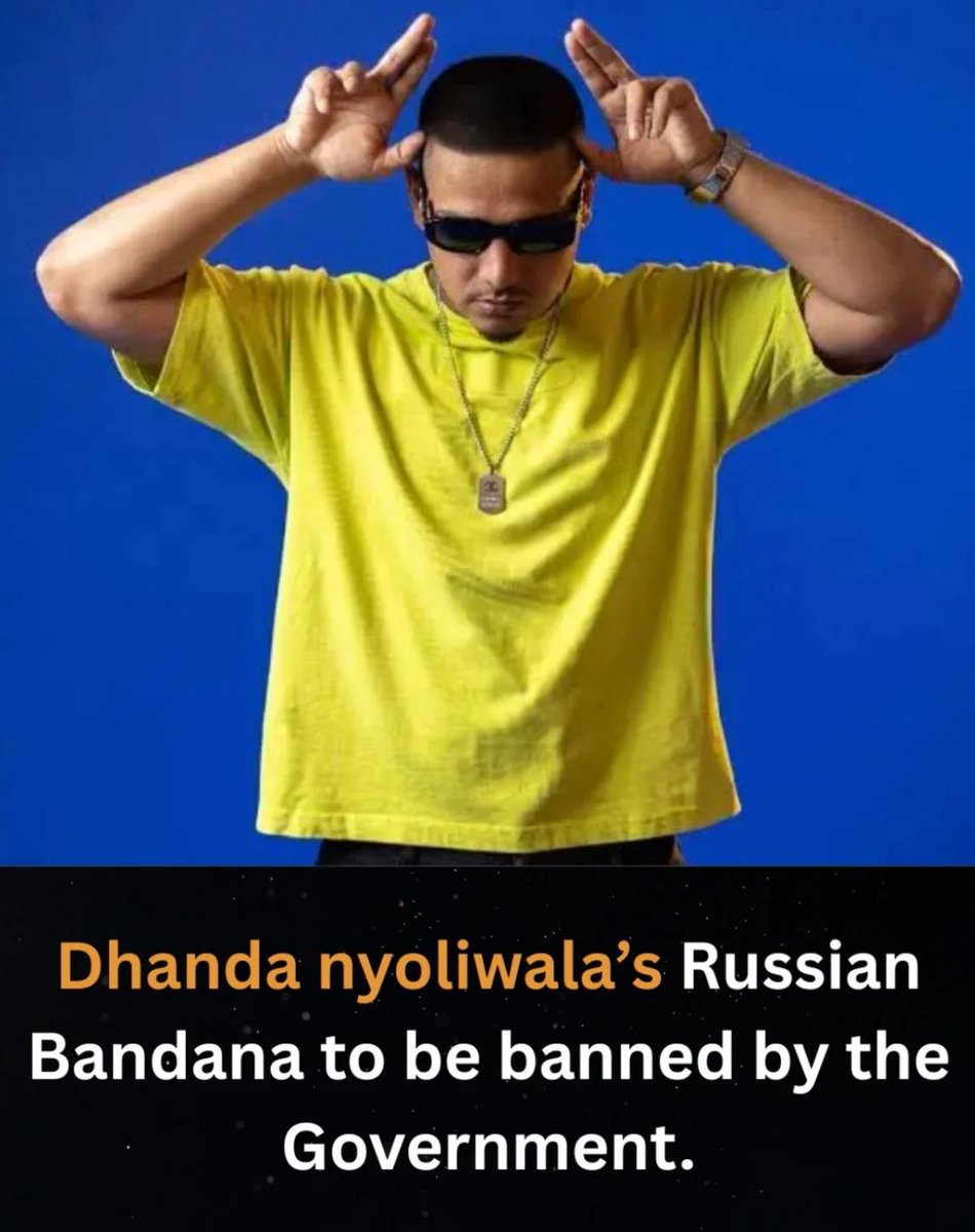 Banning Russian Bandana is like muting a generation that speaks its mind.
We support Dhanda Nyoliwala’s fearless art.
#WeSupportDhandaNyoliwala