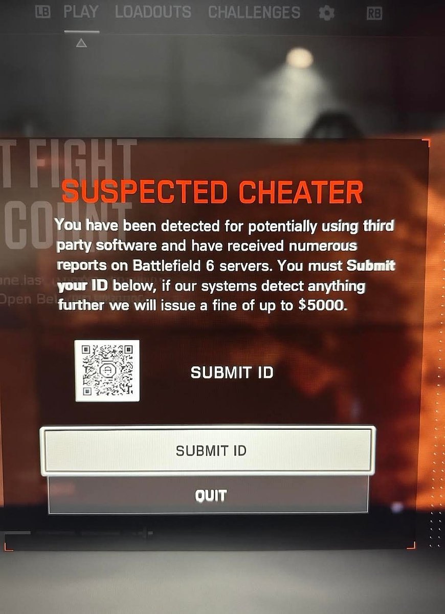TheThurston13's tweet photo. This isn't mine. But if this is true. Good job @Battlefield 👍 https://t.co/xnsuppXaC4