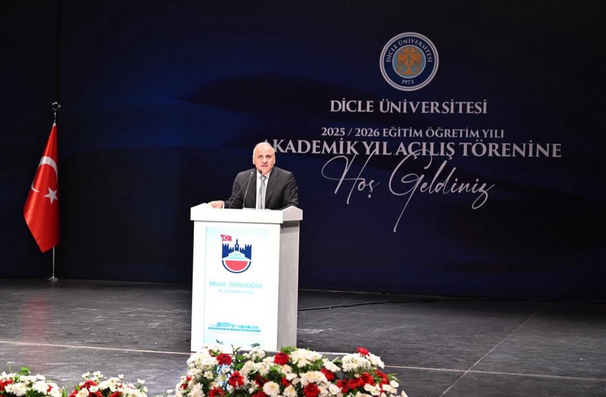 TBMM Başkanımız Sayın Numan Kurtulmuş’un teşrifleriyle düzenlenen Dicle Üniversitesi 2025-2026 Akademik Yılı Açılış Töreni’ne katıldık. 

Yeni akademik yılın şehrimize, üniversitemize ve öğrencilerimize hayırlı olmasını diliyor; bu kadim coğrafyada yüzyıllardır yan yana yaşayan,