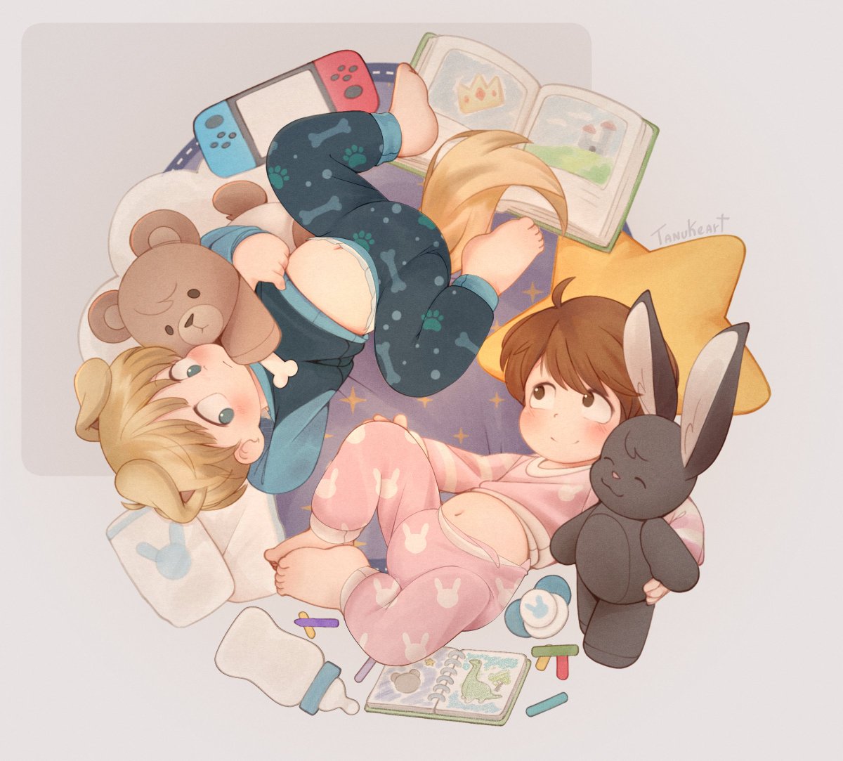 Cute moment before bed 🍼

Another version on my channel... ☁️