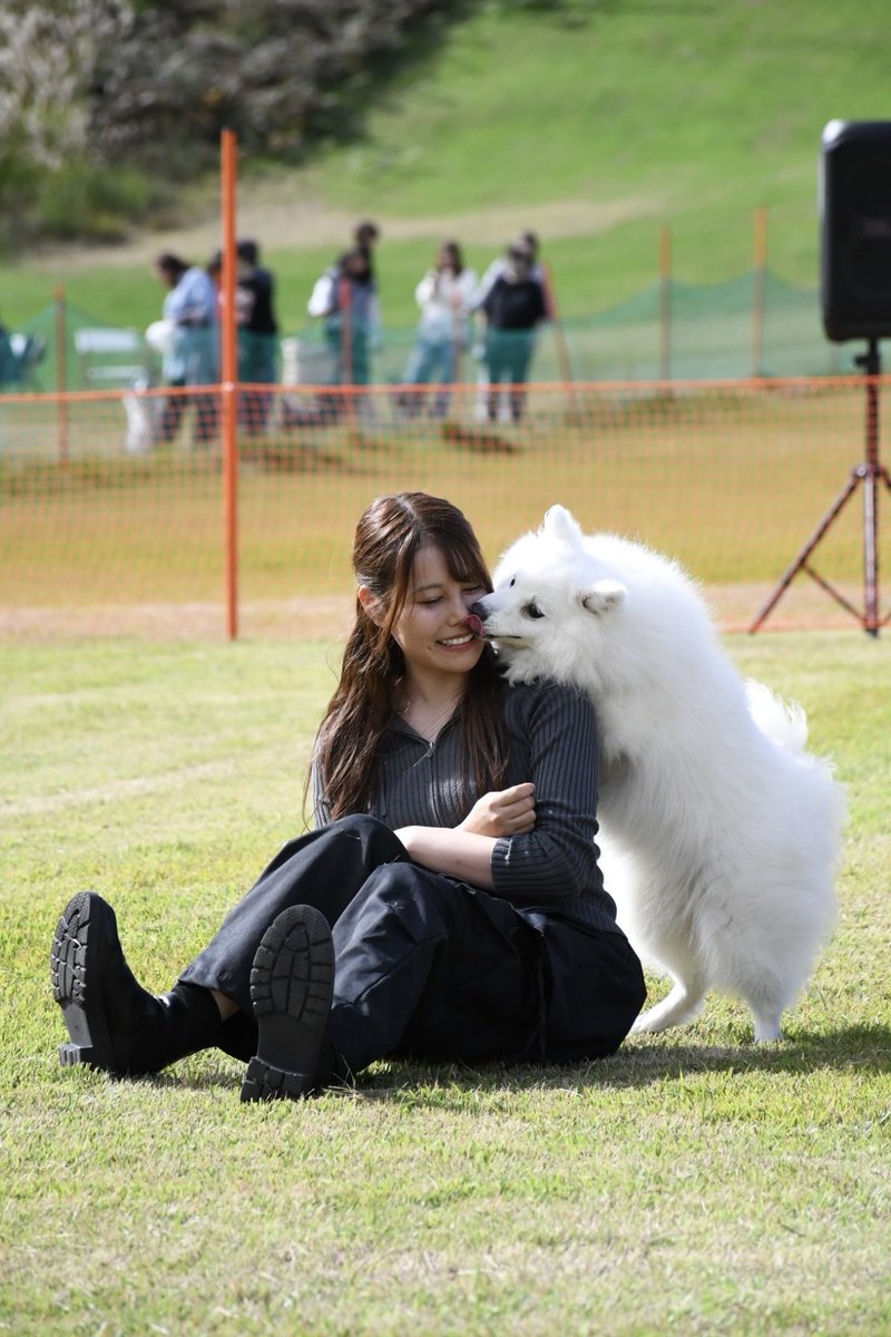 イベント中もお顔ペロペロしてくるぽぽさん🥹💕