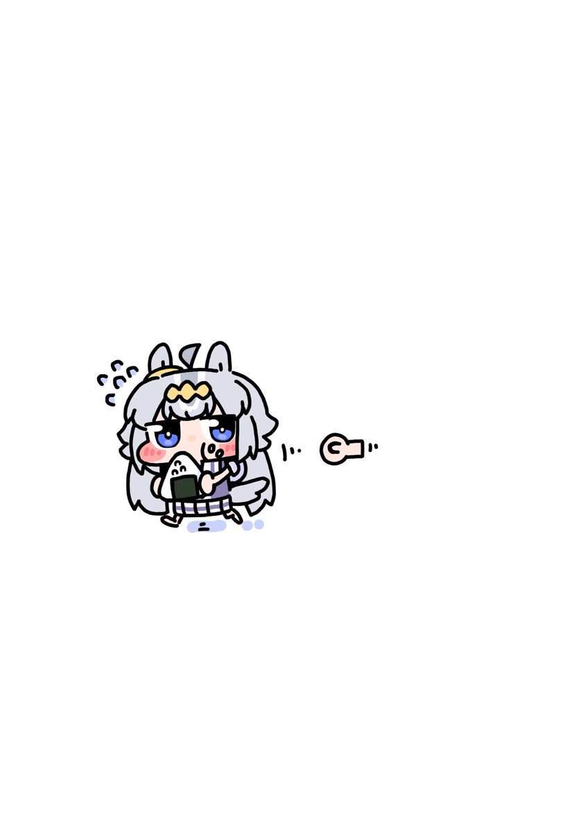 タマモクロス(ウマ娘) 「ウマ娘もちもちほっぺ大作戦٩( 'ω' )و」|ブラニンのイラスト