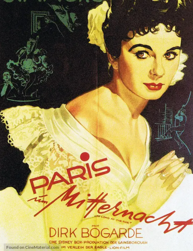 【演繹の星】  

バーメイドの衣装モチーフは
映画《So Long at the Fair》(1950年)だと思われます