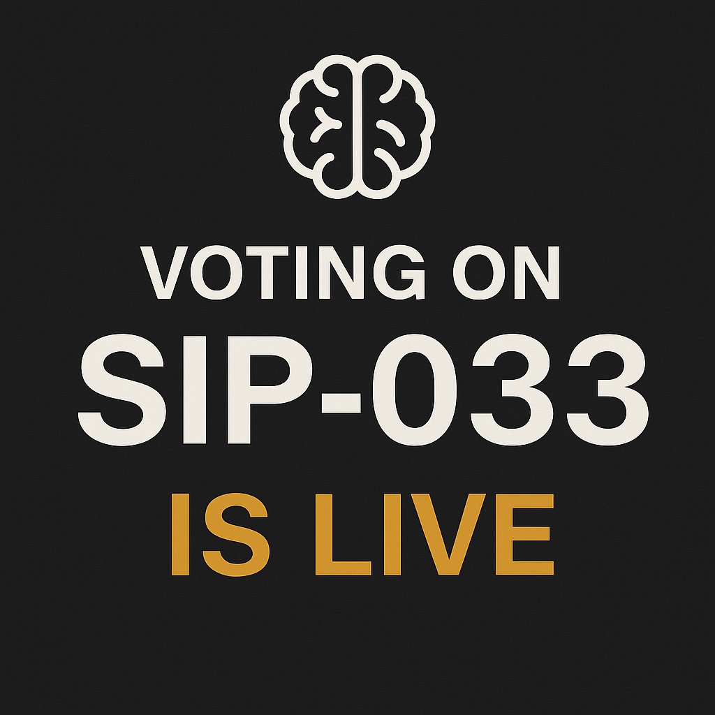 DeOrganizedBTC's tweet image. 🧠 SIP-033: Clarity 4 Community Vote is LIVE

Clarity 4 brings faster execution, cleaner syntax, and smoother dev experience — all backward compatible.

Includes rider SIP-033-A for refined block-budget control.
Vote now on-chain 👉
 bit.ly/VOTE-SIP-033
Source: Stacks…