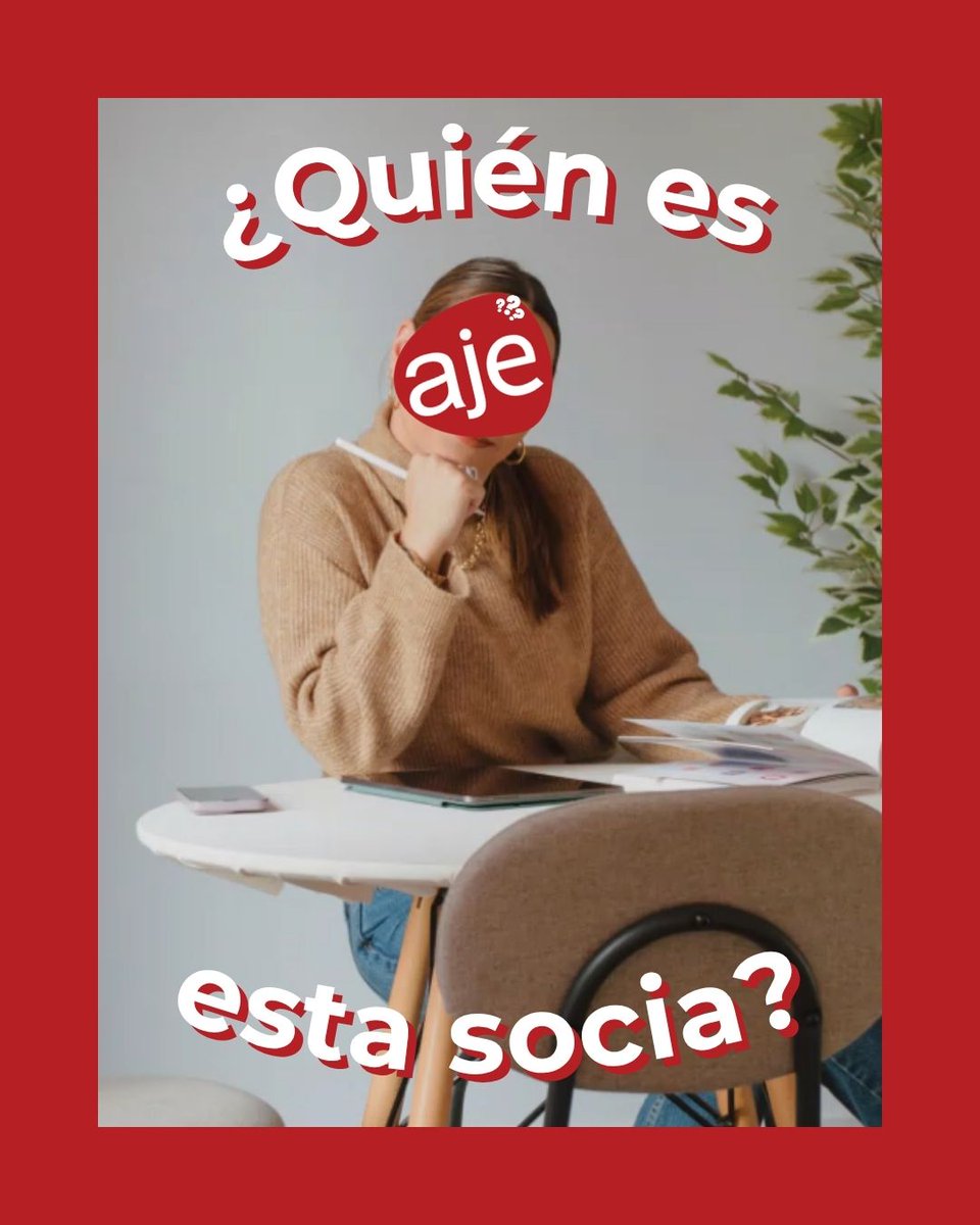 🕵️‍♀️ ¿Adivina quién es este socio?

🎨 Le apasionan las letras, los colores y los detalles que convierten cualquier espacio en algo único.
💌 Sus diseños combinan letras dibujadas a mano alzada, acuarelas e ilustraciones llenas de personalidad.

Su nombre es Laura Ges.