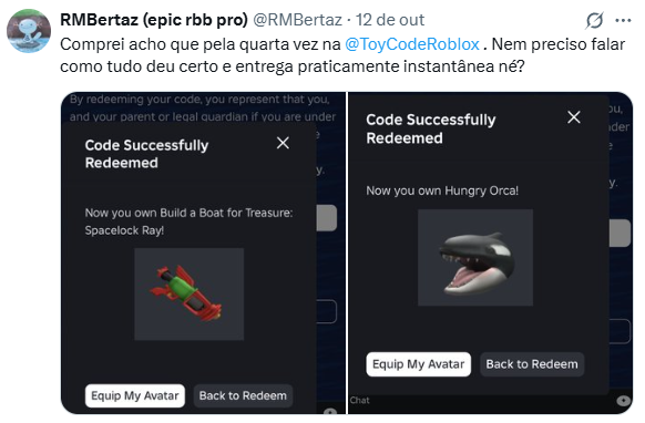 ToyCodeRoblox's tweet photo. Prova 54
https://t.co/e3kuxZn1fV https://t.co/PoI3LfMmcI