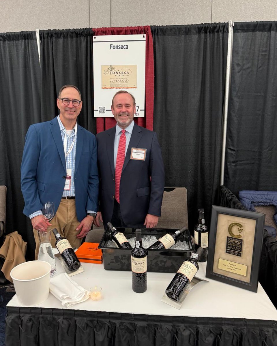 Fonseca Port (@fonsecaport) on Twitter photo Fonseca is honoured to be in the heart of Manhattan this week, sharing the spirit of the Douro Valley at the 44th <a href="/WineSpectator/">Wine Spectator</a> Annual New York Wine Experience.
Attendees are discovering the Fonseca 20 YO Tawny Port - a symphony of time and craftsmanship.
Join us today! Fonseca is honoured to be in the heart of Manhattan this week, sharing the spirit of the Douro Valley at the 44th <a href="/WineSpectator/">Wine Spectator</a> Annual New York Wine Experience.
Attendees are discovering the Fonseca 20 YO Tawny Port - a symphony of time and craftsmanship.
Join us today!