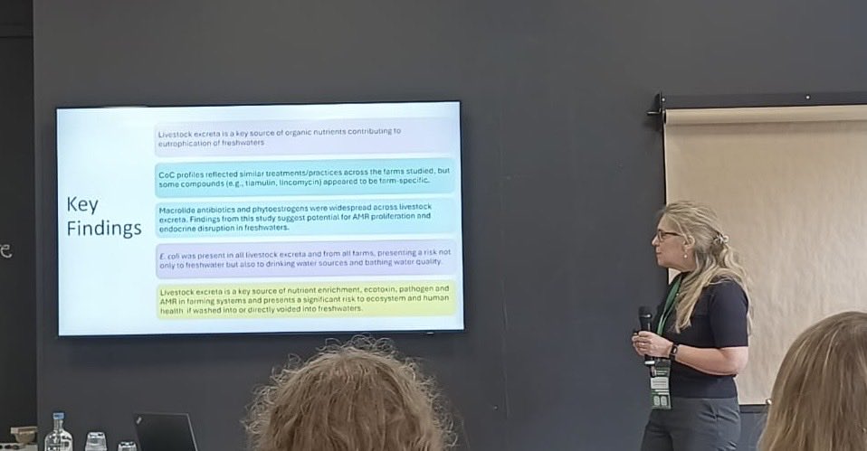 <a href="/AnaCastroCaste/">Ana Castro-Castellon, DPhil</a> presented at #RAMIRAN 2025 Conference WP1 data from QUANTUM freshwaters on work conducted at Universities of Bristol (School of Geographical Sciences); Bangor and Bath.