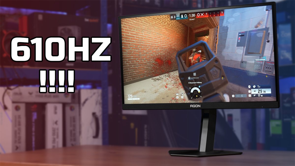 TechTeamGB's tweet image. AOC AG246FK6 Review - 610Hz Gaming Monitor youtu.be/QBEDWuevVpI