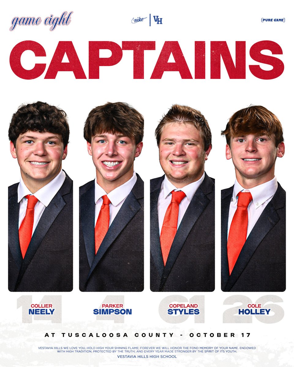 Tonight’s Captains

#1REBEL