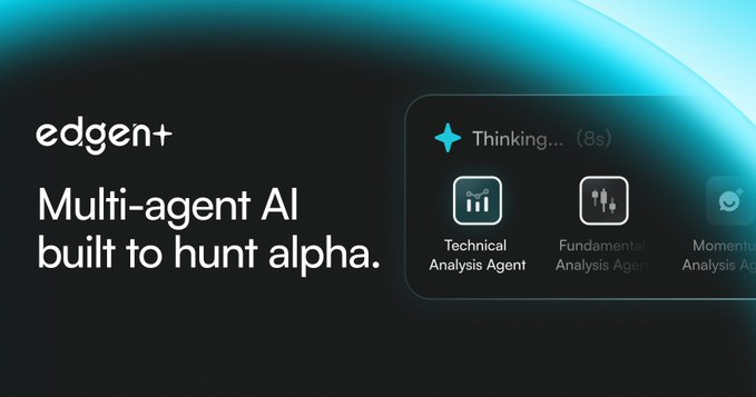 JackN1x's tweet photo. gm degens

#EdgenAI $EDGEN → Your AI Copilot for Trading Crypto & Stocks 🚀

Tired of chart overload & market chaos? Edgen turns raw data into clarity — giving you the AI edge to trade smarter, faster, and with confidence.

> Core Powers:
-- Real-Time Signals → 24/7 trend scans & bullish calls before the crowd
-- Smart Portfolio → Upload holdings → AI analyzes, optimizes, simulates
-- Dual Mode: Crypto Pro™ & Stock Pro™ for tailored insights
--  AI Agents: “Trend Spotter,” “Risk Assessor,” + curated news streams
-- No-Code Friendly: Free trial + pro automation for all skill levels
-- Integrated with top exchanges & now testing voice-command trading.

>> Community of 316K+ traders already onboard @EdgenTech

Ready to outsmart the markets?
👉 https://t.co/TiXiTIVxmF
Join the future of trading.

#AITrading #CryptoTrading #StockMarket #Web3 #FinTech @EdgenTech