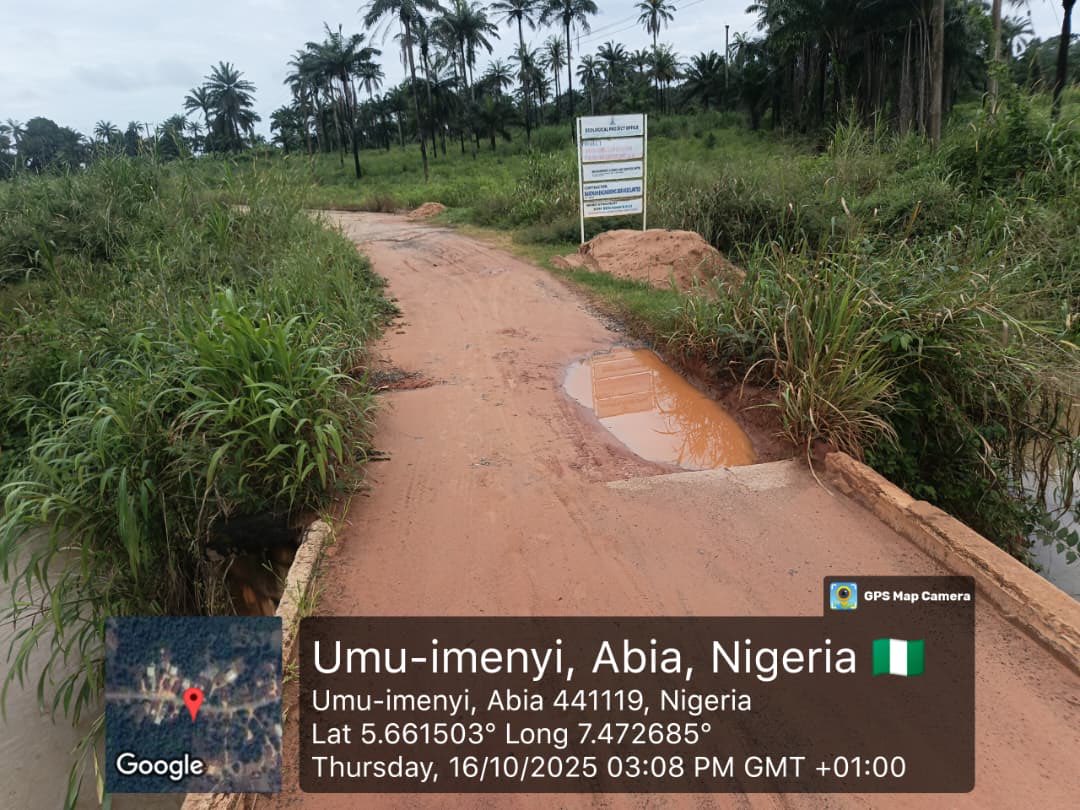 This is Bende LGA, represented by Deputy Speaker Kalu, who wants to unseat Governor Alex Otti yet there’s nothing to show in his own constituency.