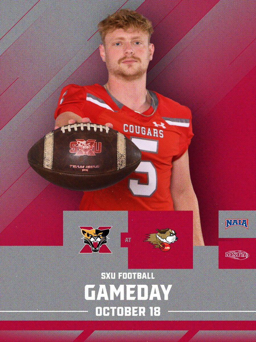 .<a href="/SXUFootball/">SXU Football</a> travels to Joliet, Ill. to take on St. Francis (Ill.) to begin MSFA Midwest League competition today at 1:00 pm! #GoCougs🐾🏈 #WeAreSXU

📊: gofightingsaints.com/sidearmstats/f…
🖥: youtube.com/@usffightingsa…