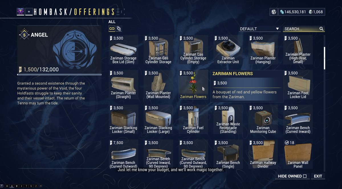 You can also get some new decorations from Velimir, Suumbaat and Hombask