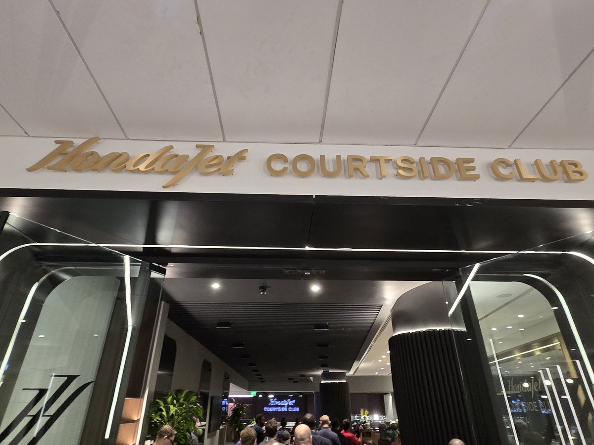 New Hondajet Courtside Club. 
