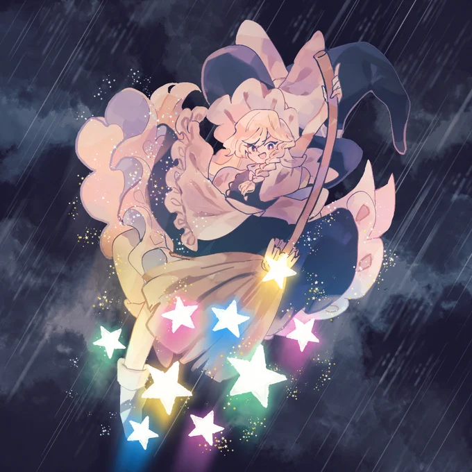 霧雨を舞ってゆけ #東方