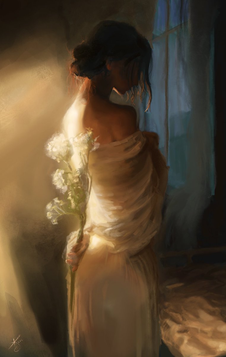 kiri4rt's tweet image. Color &amp;amp; light, 3h study

#procreate #digitalart #painting