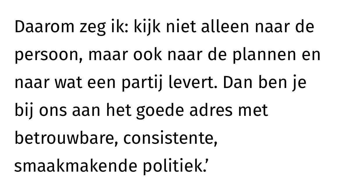 Boeiend dat <a href="/mirjambikker/">Mirjam Bikker</a> bij <a href="/ndnl/">Nederlands Dagblad</a> de term #smaakmaker gebruikt.

Het resoneert bij mij aan Jezus’ oproep het #zout der aarde te zijn.

En geeft woorden waarom <a href="/christenunie/">ChristenUnie</a> en @cda een heel andere rol hebben. In de samenleving, Tweede Kamer en/of een coalitie.

👇